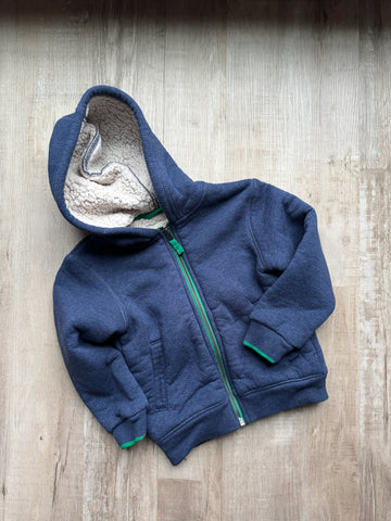 Boden Blue Sherpa Jacket