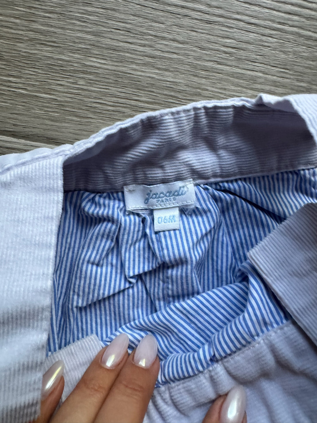 Jacadi Light Blue Romper