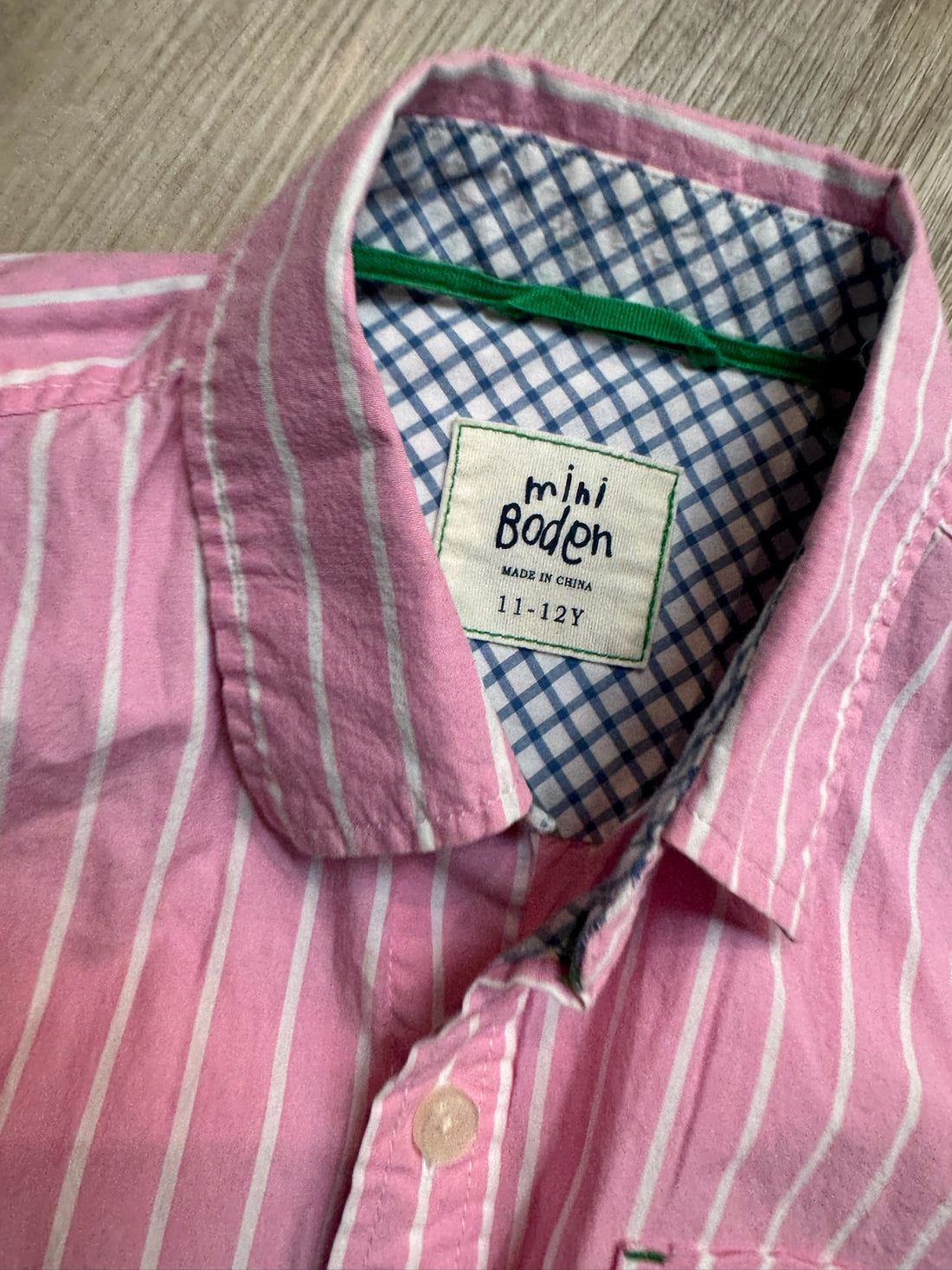 Mini Boden Pink Button Down