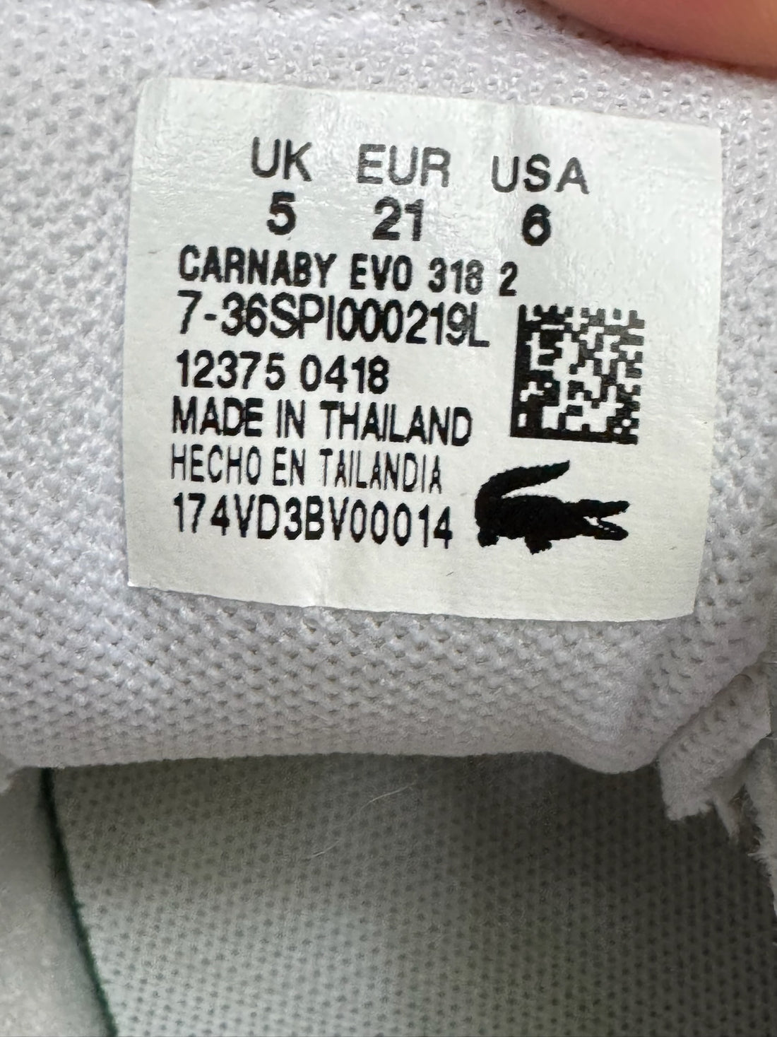 Lacoste Silver Shoes