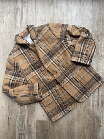 Janie & Jack Wool Plaid Blazer