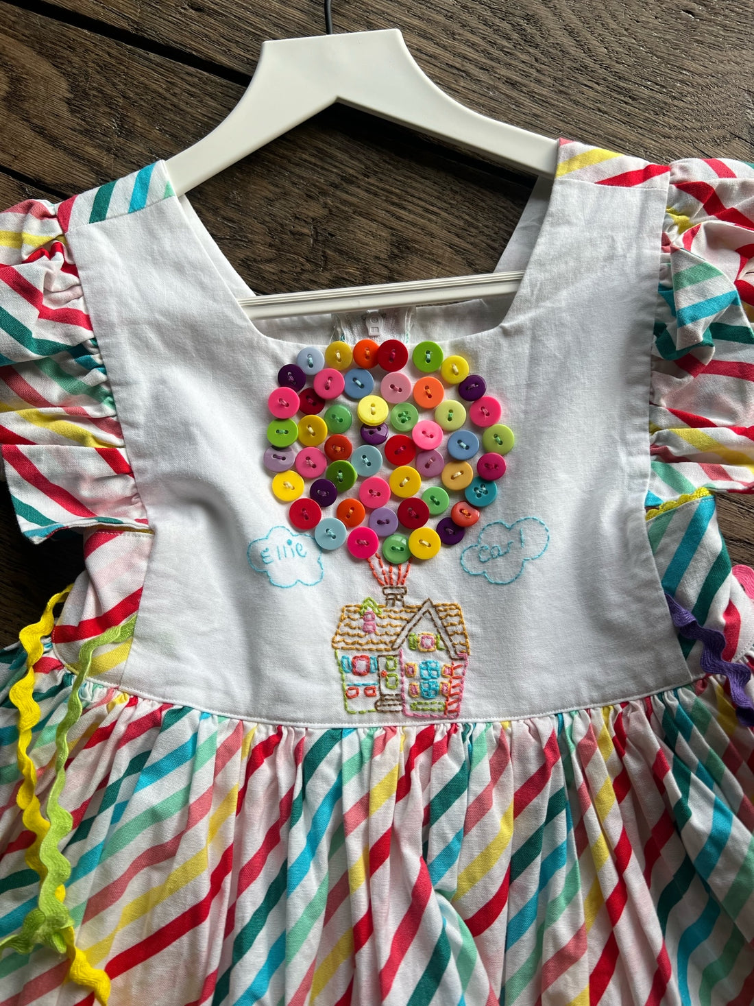 Hummingbirds & Flowers UP dress