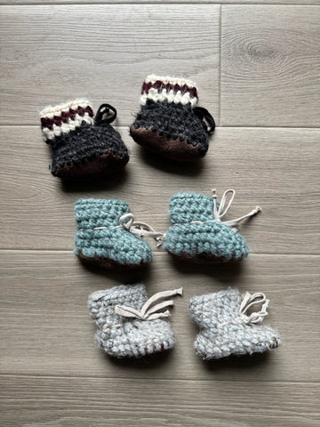 Handmade Wool Booties