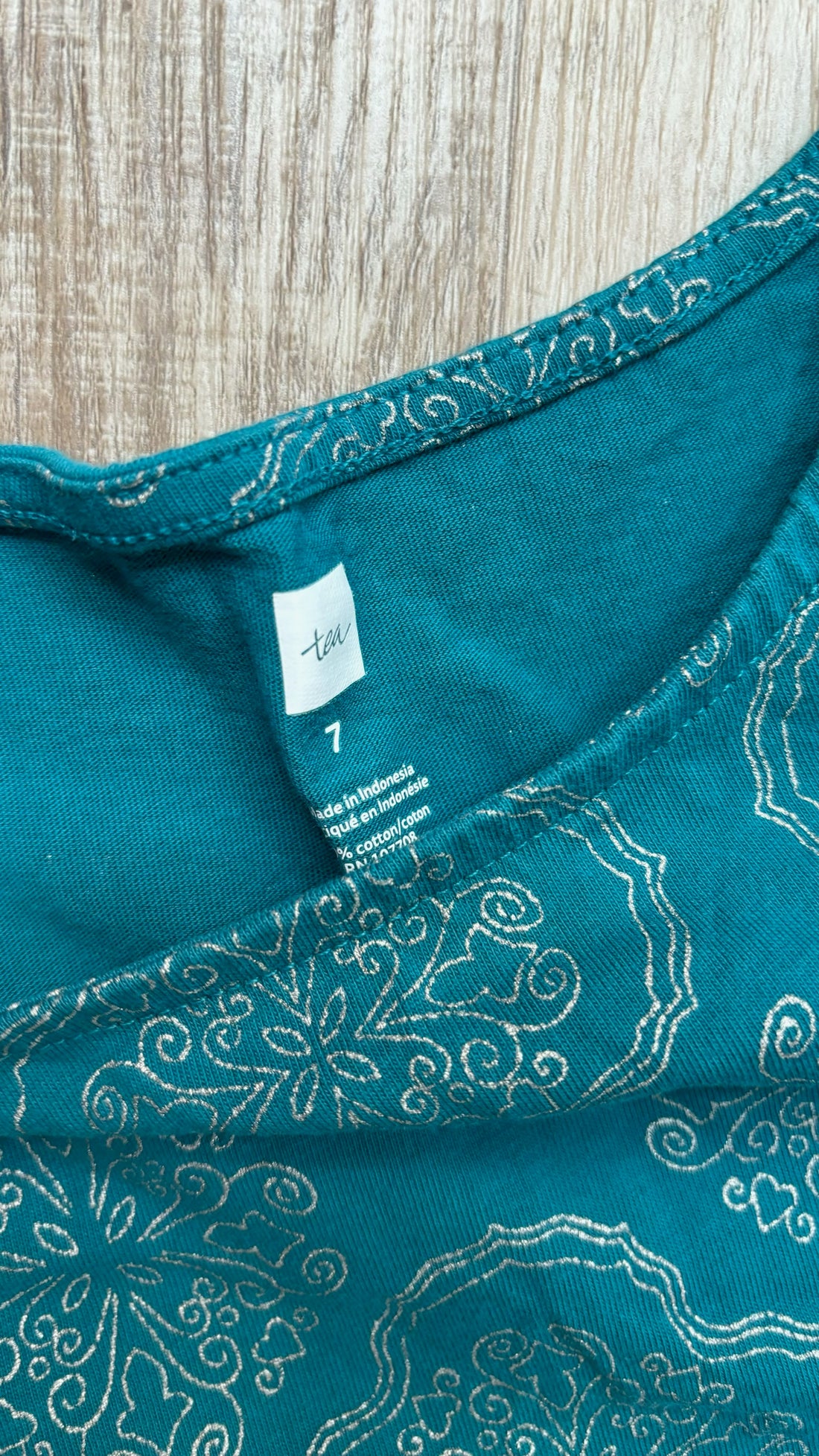 Tea Collection Blue Design Dress