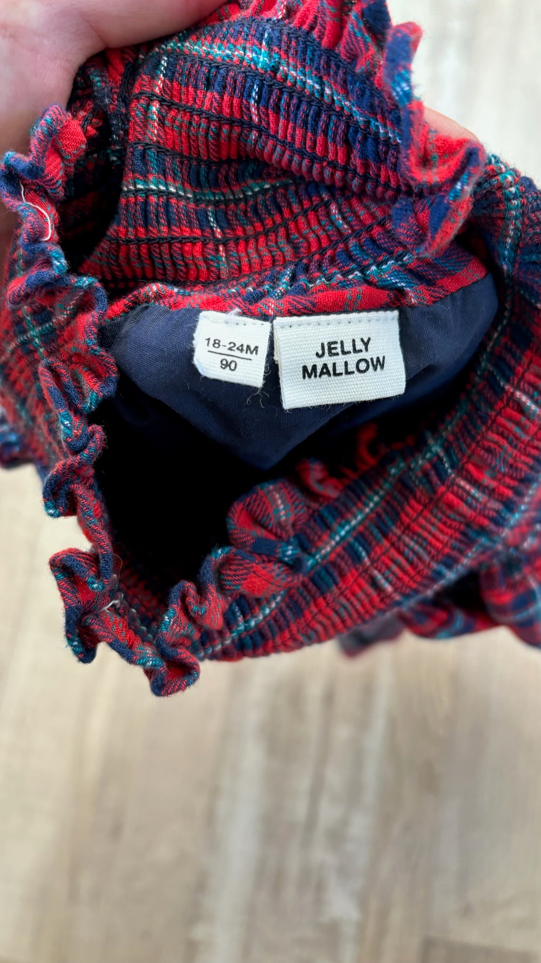 Jelly Mallow Plaid Skirt