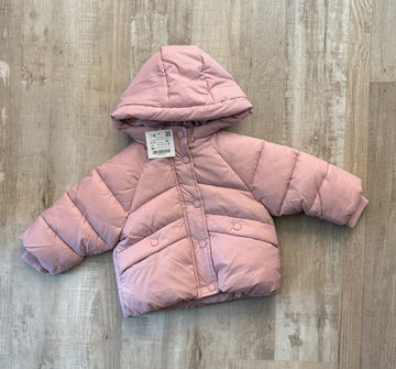 Zara Pink Puffer Jacket - NEW