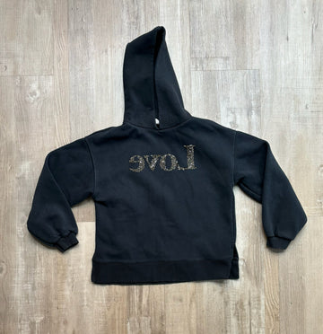 Zara Black Love Pullover