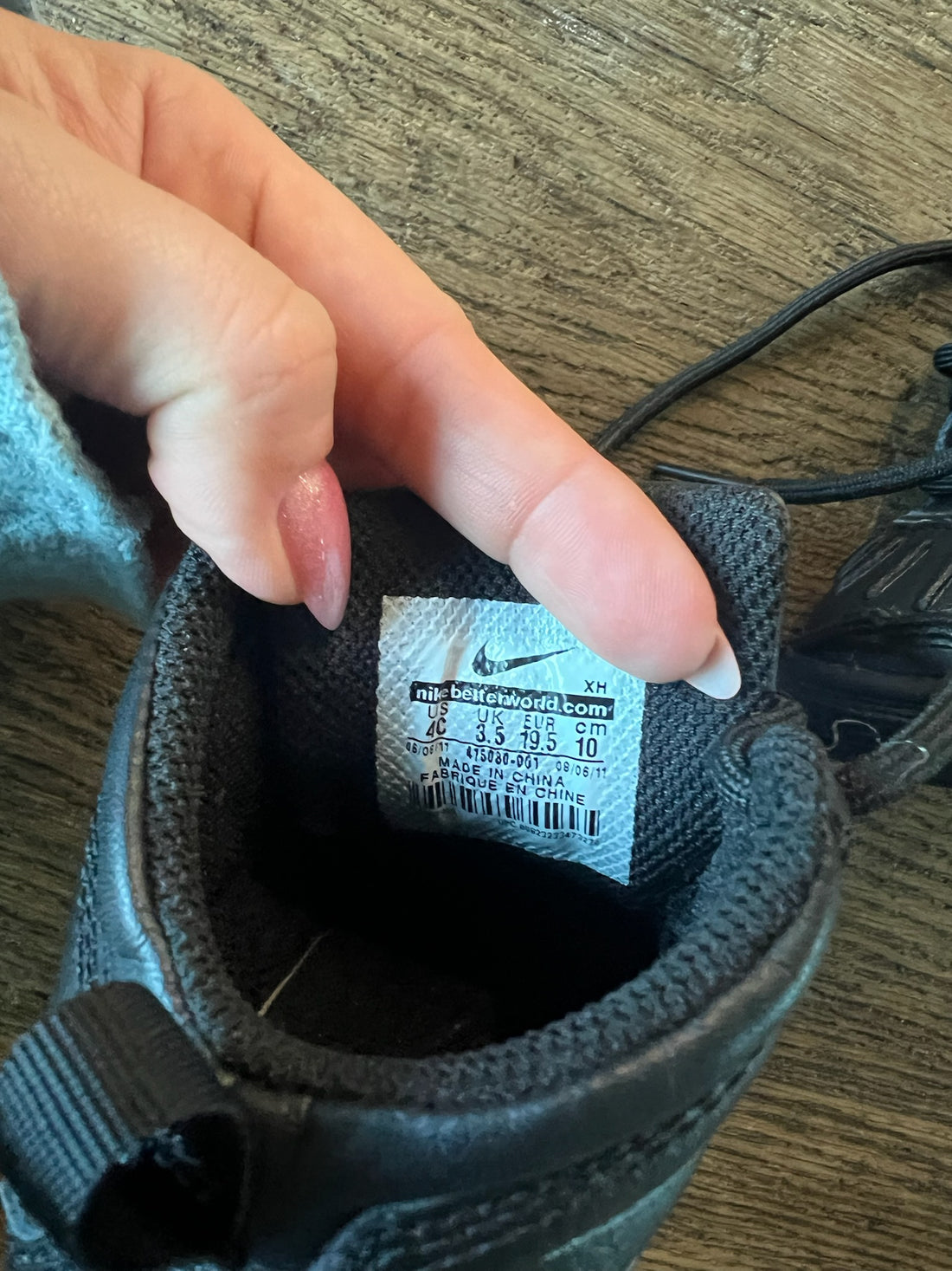 Nike Baby Jordans Black