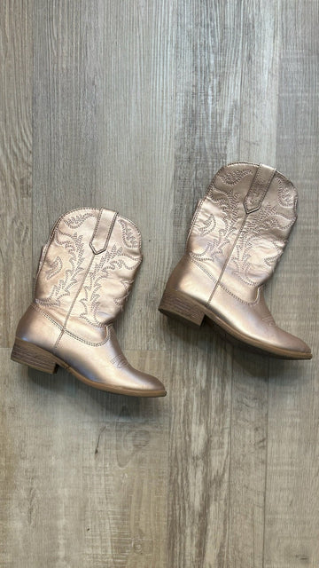 Boutique Rose Gold Boots
