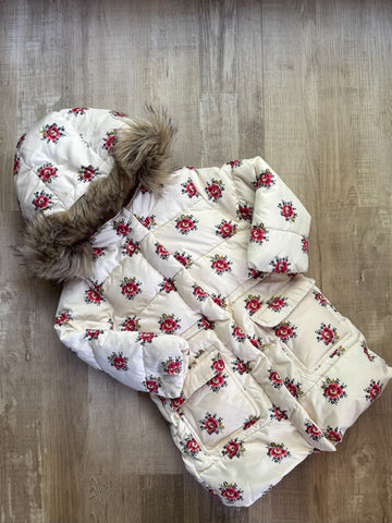 Gap Floral Puffer Coat