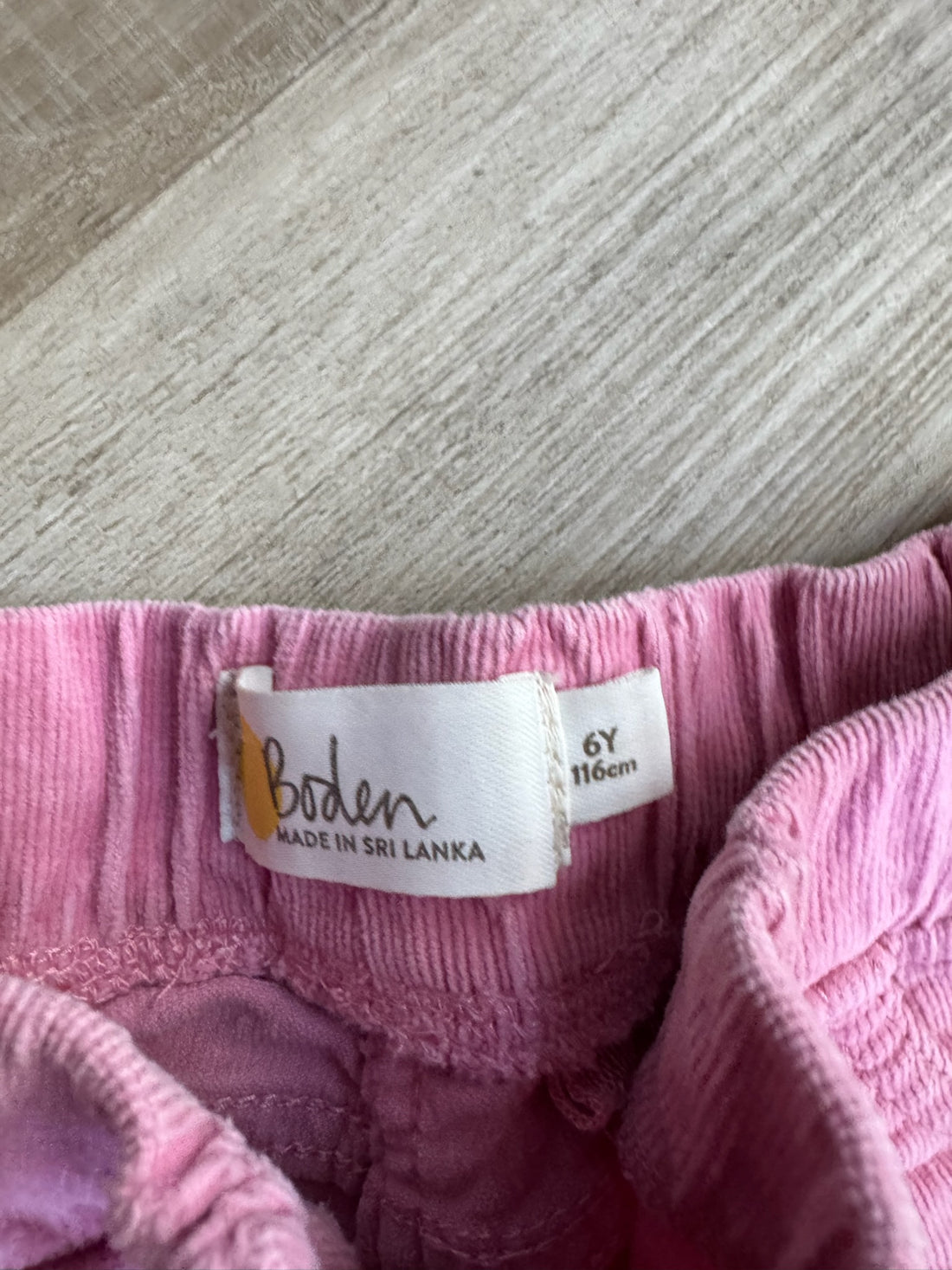 Boden Pink Cord Pants