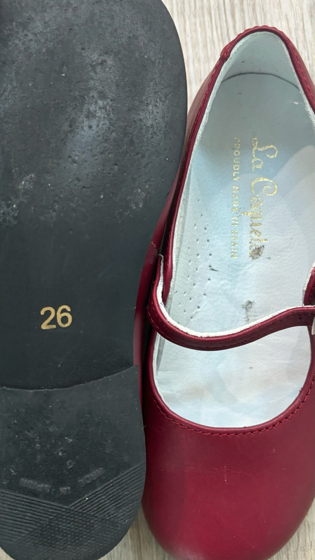 La Coqueta Red Mary Janes