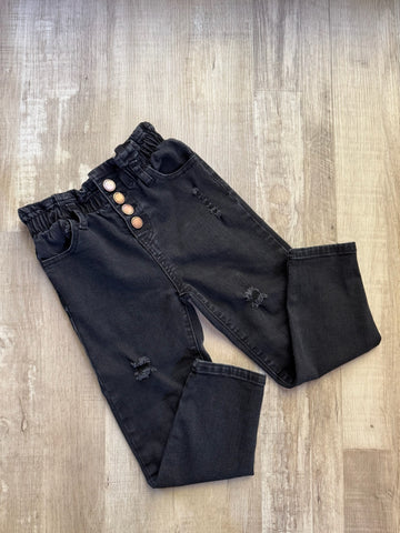 Little Bipsy Black Paper Bag Jeans