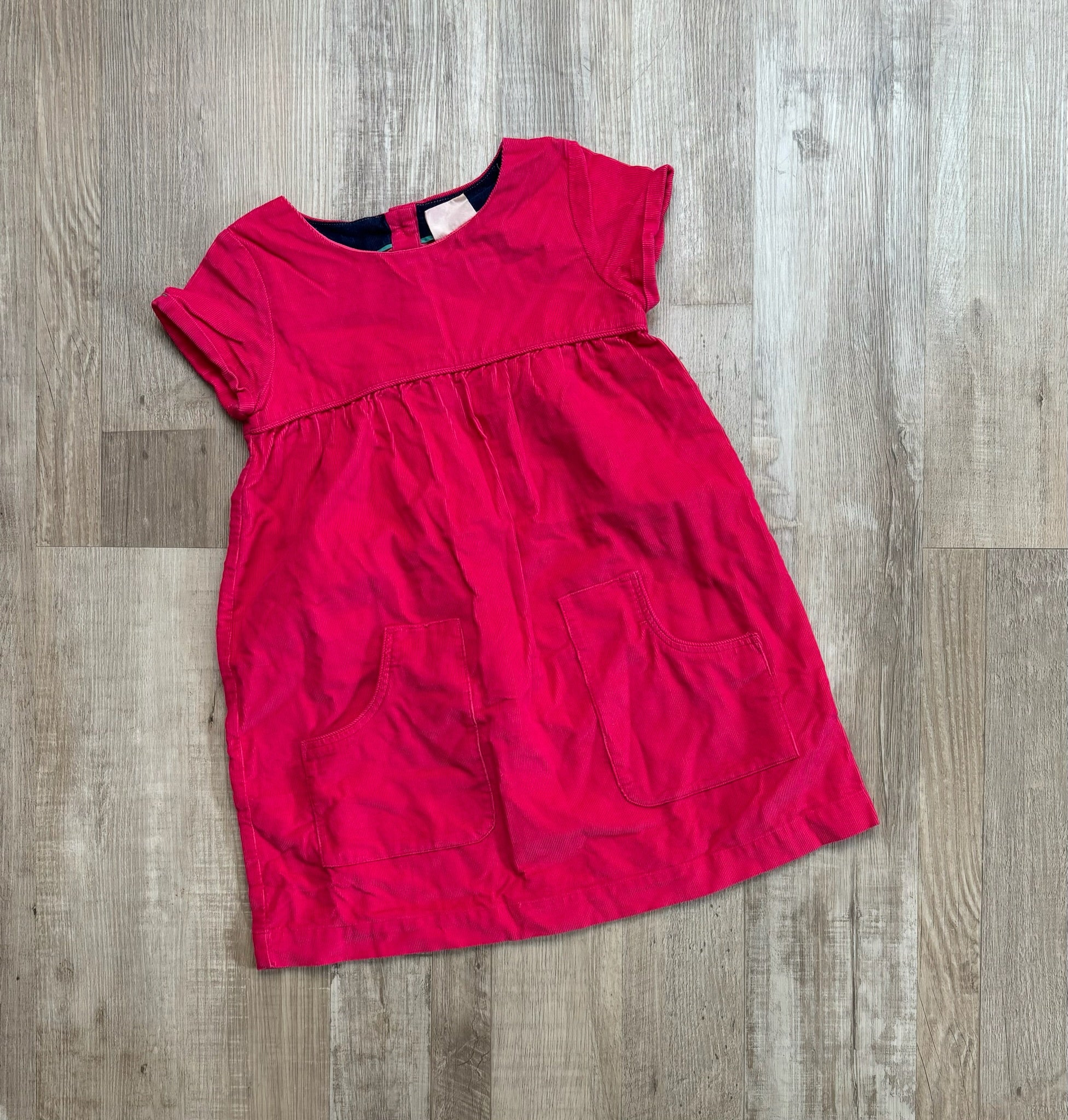 Mini Boden Hot Pink Cord Dress