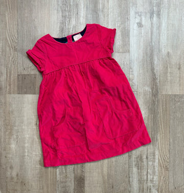 Mini Boden Hot Pink Cord Dress