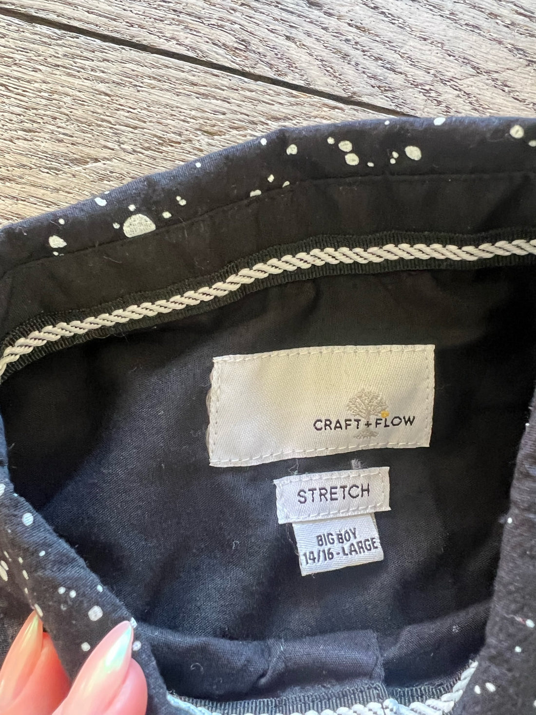 Craft & Flow Black Button Down