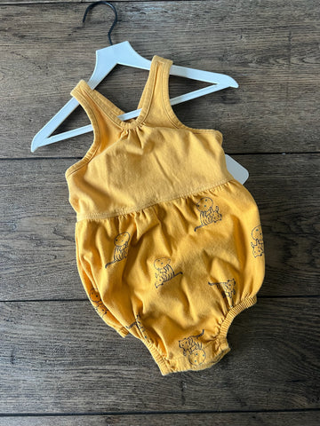 Hanna Andersson Yellow Animal Bubble