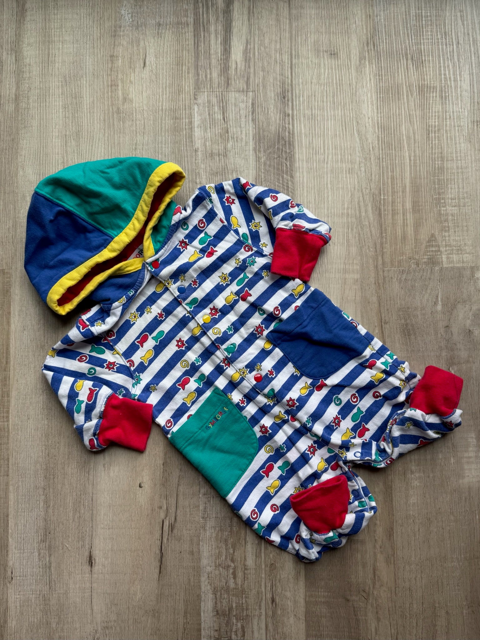 Gymboree Vintage Fish Romper