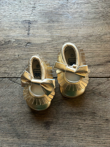 Romirus Gold Moccasins