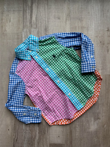 Ralph Lauren Multi-Color Checkered Button Down