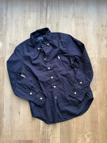 Ralph Lauren Navy Button Down