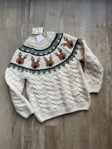 Zara Reindeer Sweater - NEW
