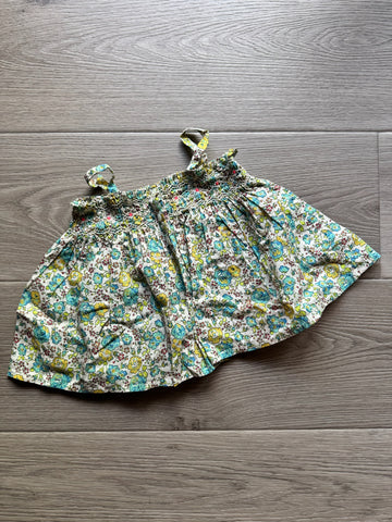 Bonpoint Green Floral Top