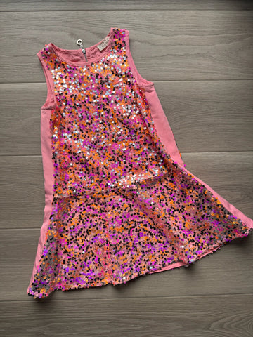 Hanna Banana Pink Sequins Dress