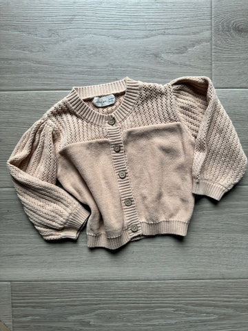 Quincy Mae Tan Cardigan