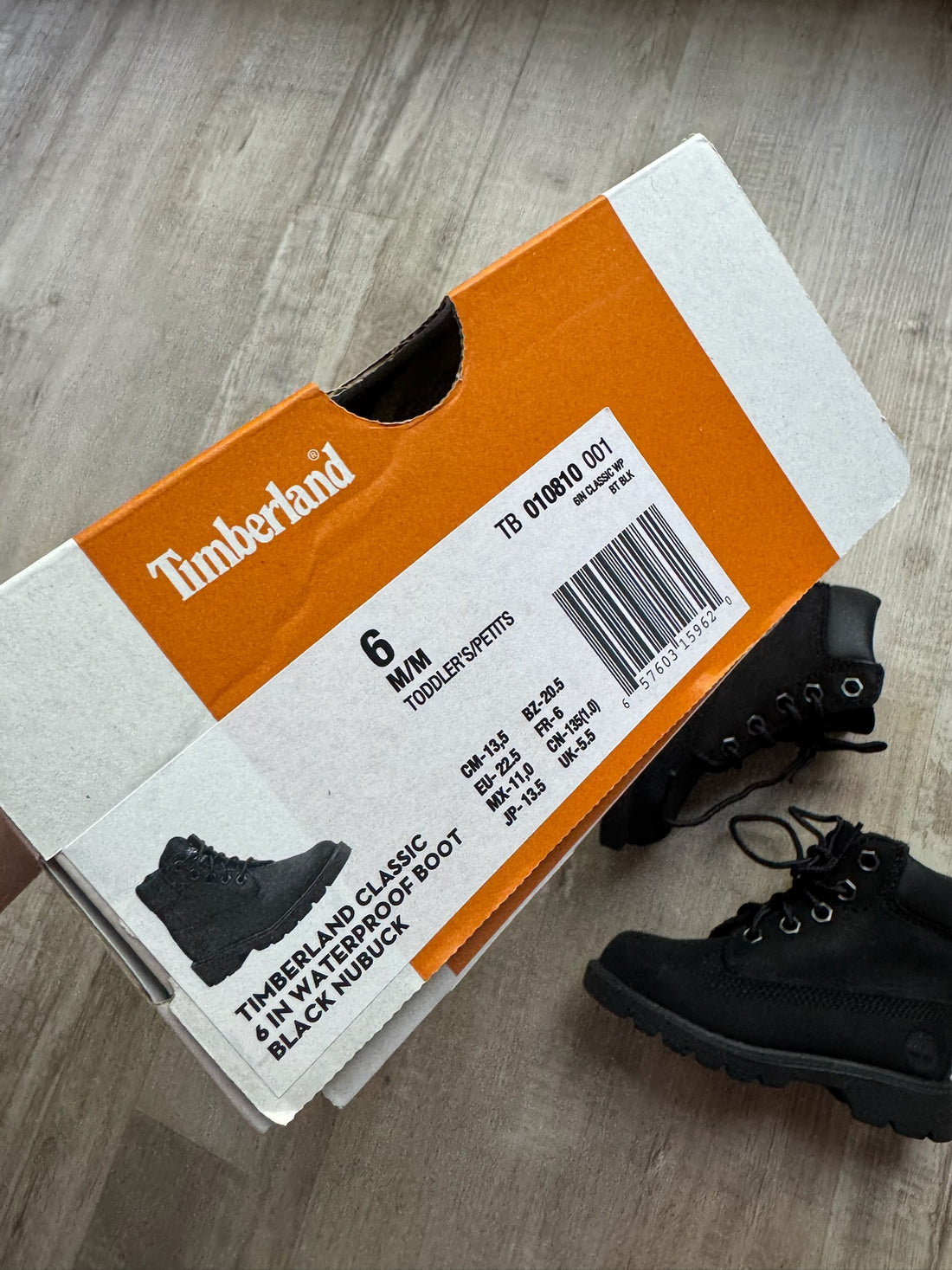 Timberland Black Boots- NEW