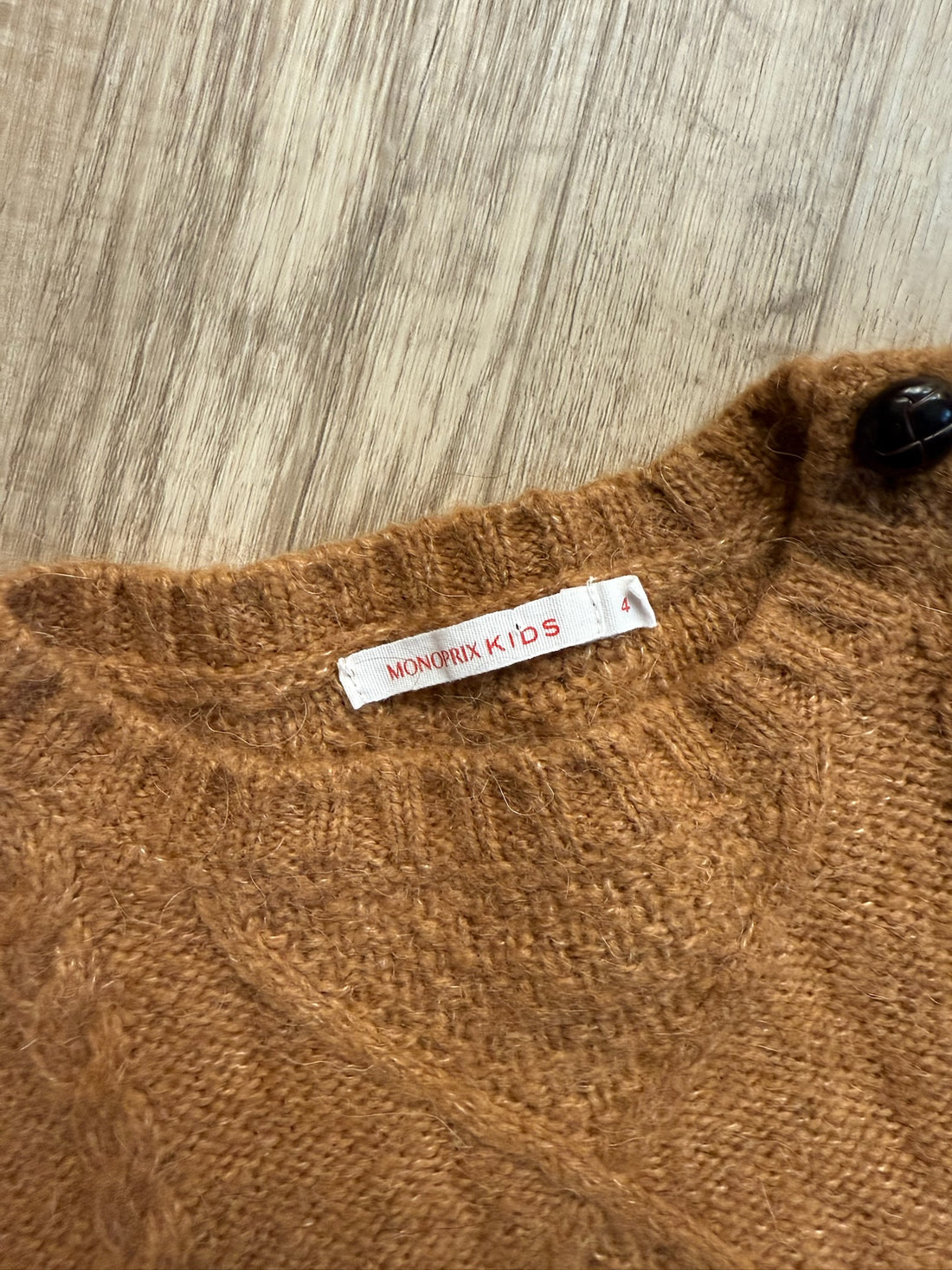 Monoprix Brown Wool Sweater