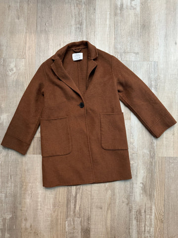 Zara Brown Wool Coat