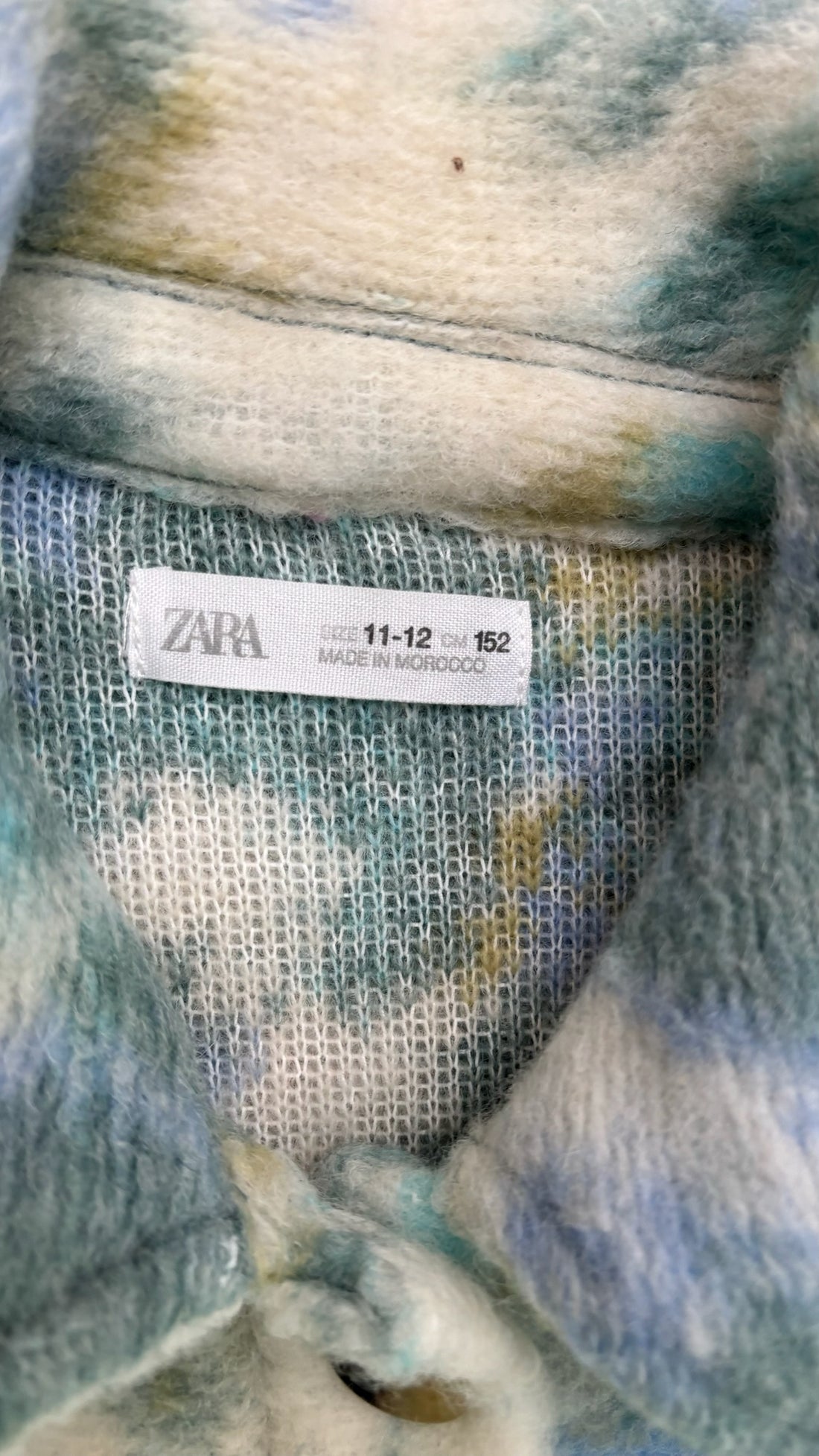Zara Tie Dye Button Down Jacket