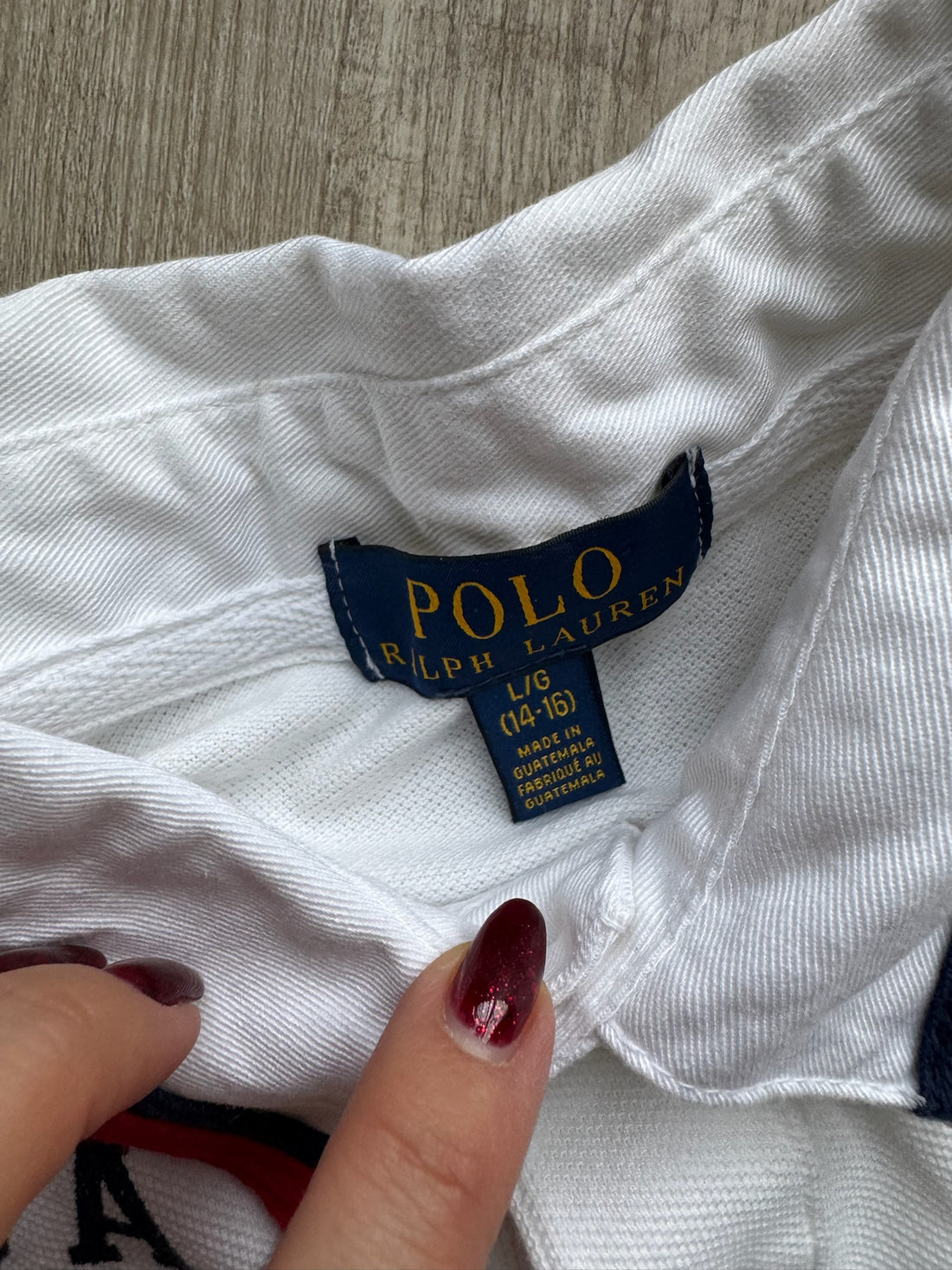 Polo Ralph Lauren White Polo Top