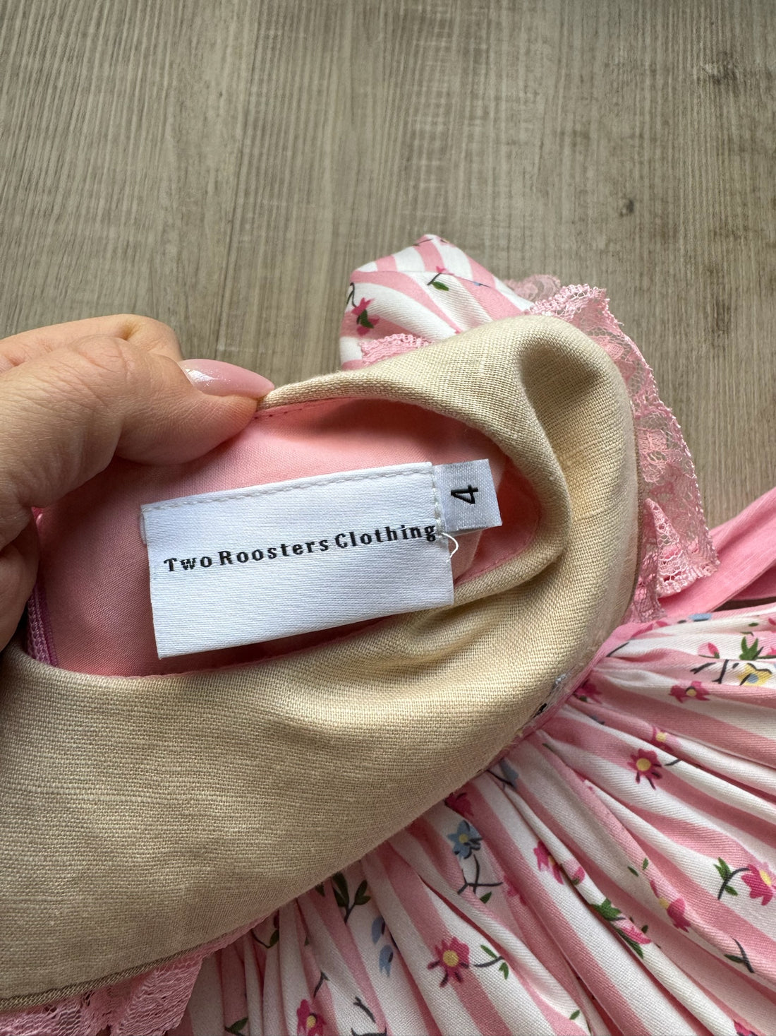 Two Roosters Easter Dress