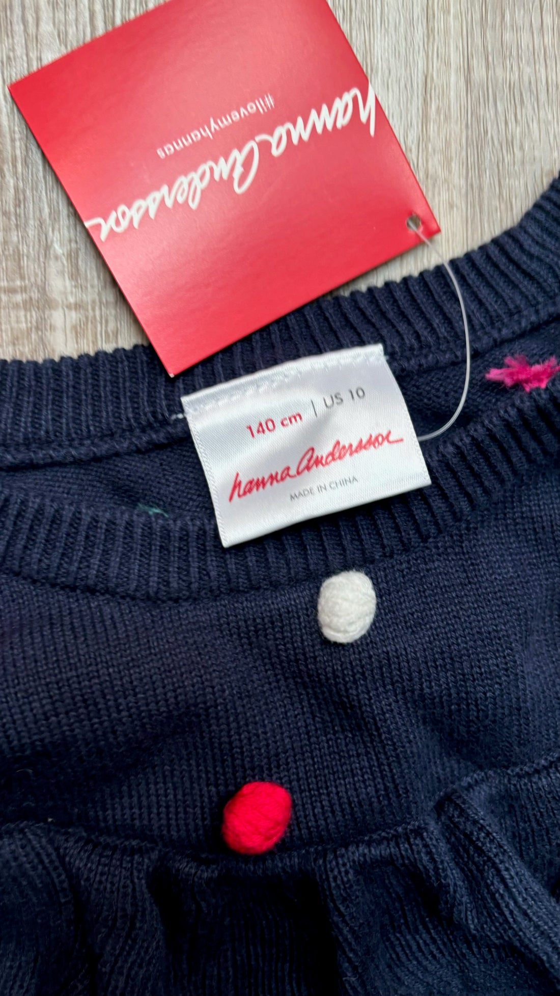 Hanna Andersson Navy Sweater Dress - NEW