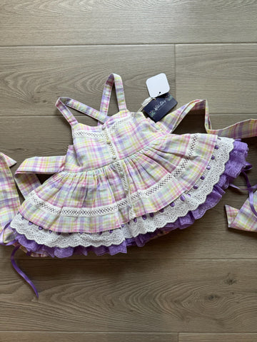 Wild Lilies Plaid Dress