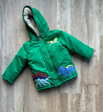 Boden Green Dino Coat