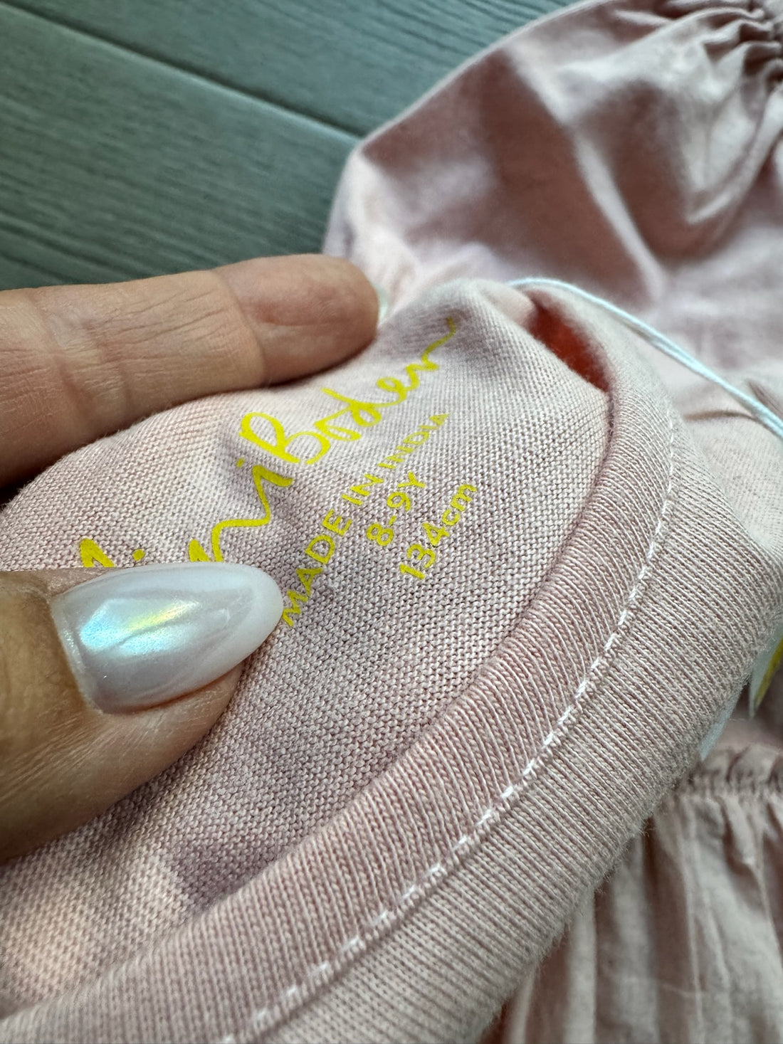 Mini Boden Embroidered Dress - NEW
