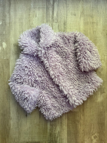 Janie & Jack Purple Fur Jacket