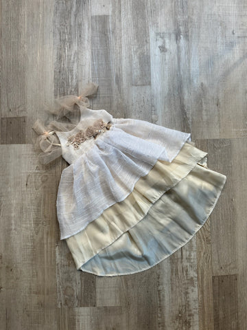 Little Foxtrot White Hi Lo Dress