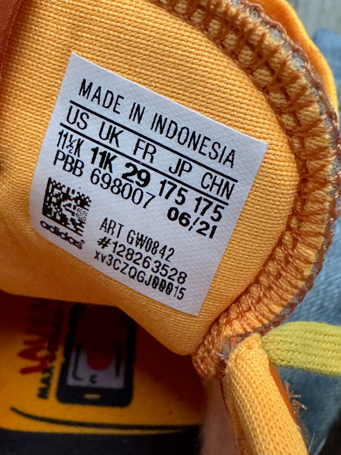 Adidas Orange Monster Ink  Shoes