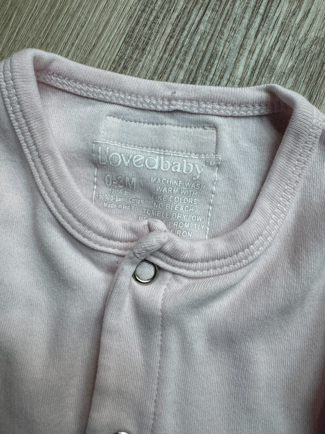 Loved Baby Pink Sleeper