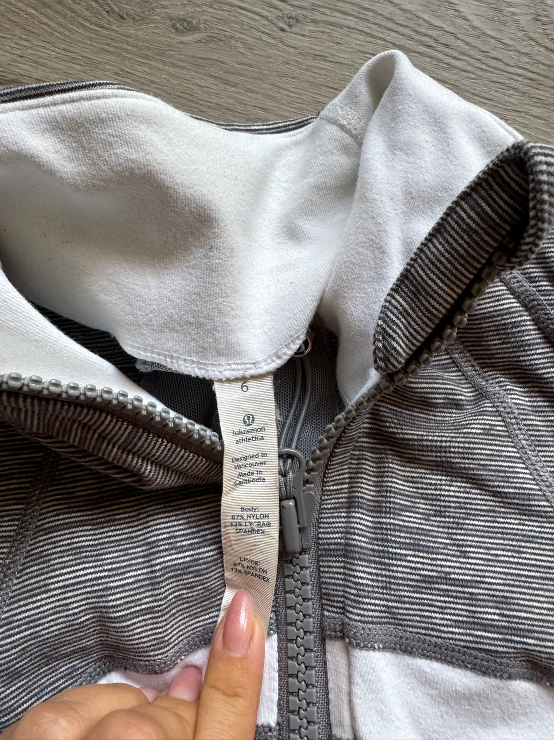Lulu Heathered Grey Jacket