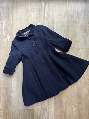 Janie & Jack Navy Wool Coat