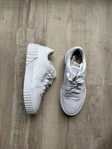 Puma White Leather Shoes