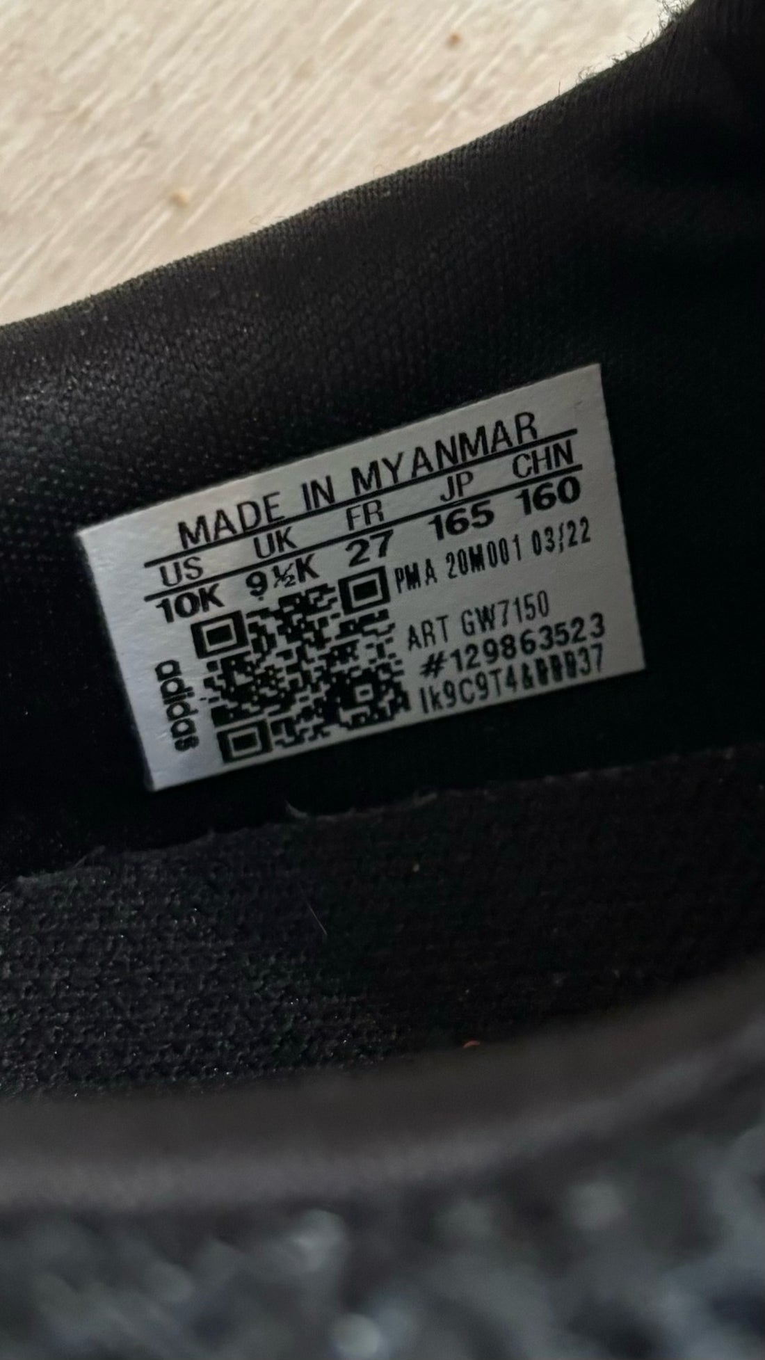 Adidas Black/Leopard Sneakers