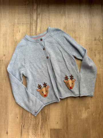 Mini Boden Reindeer Cardigan - NEW
