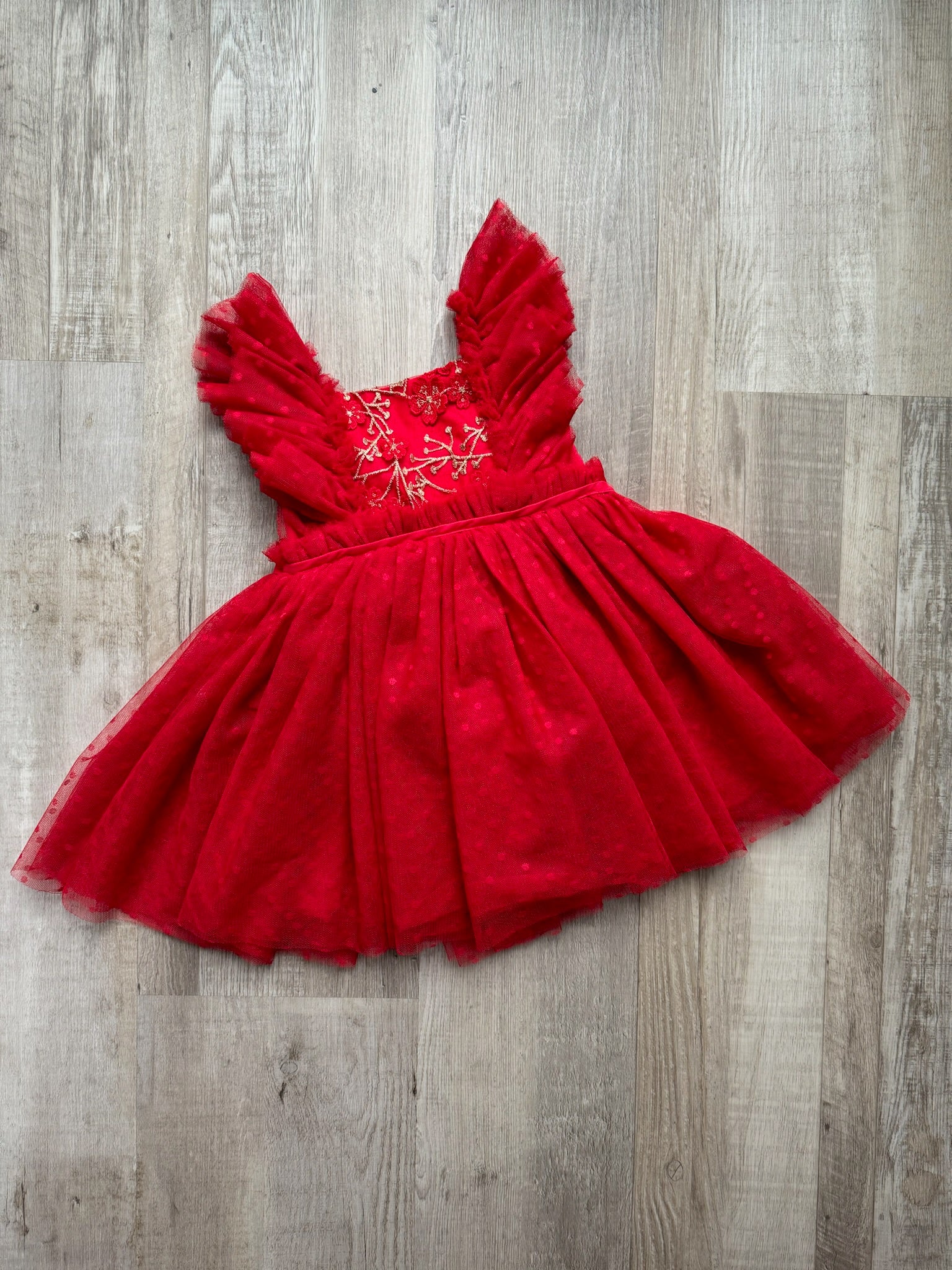 Two Rooster Clothing Red Tulle Dress