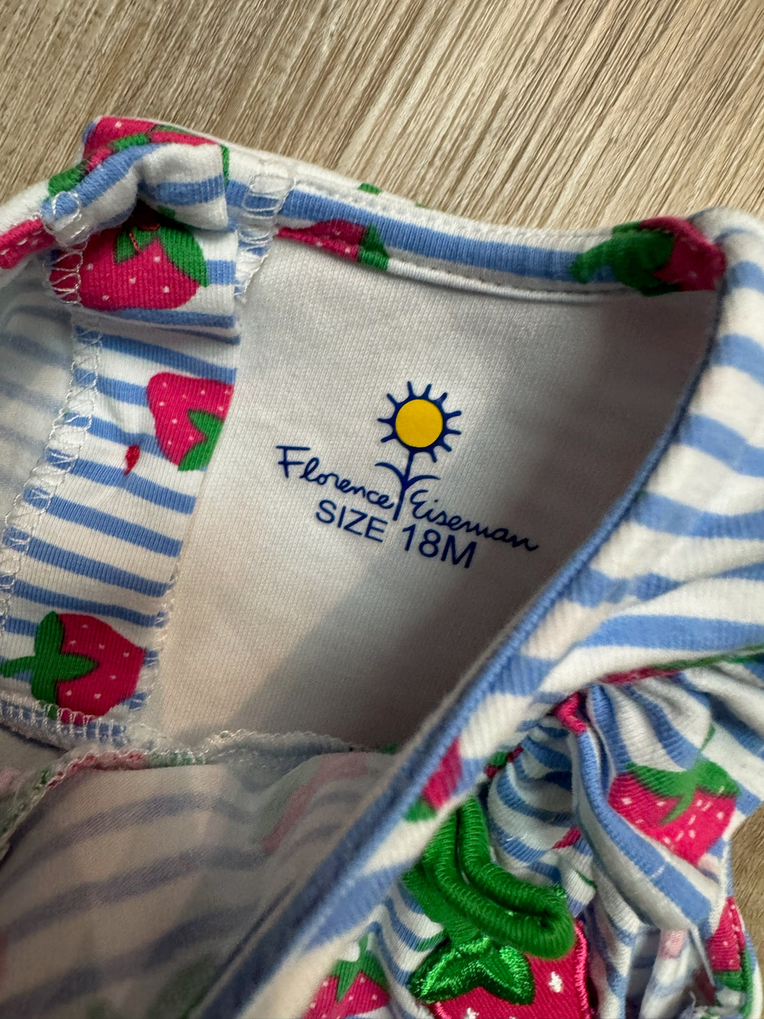Florence Eiseman Strawberry Bubble